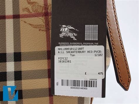 burberry seriennummer|Burberry check codes.